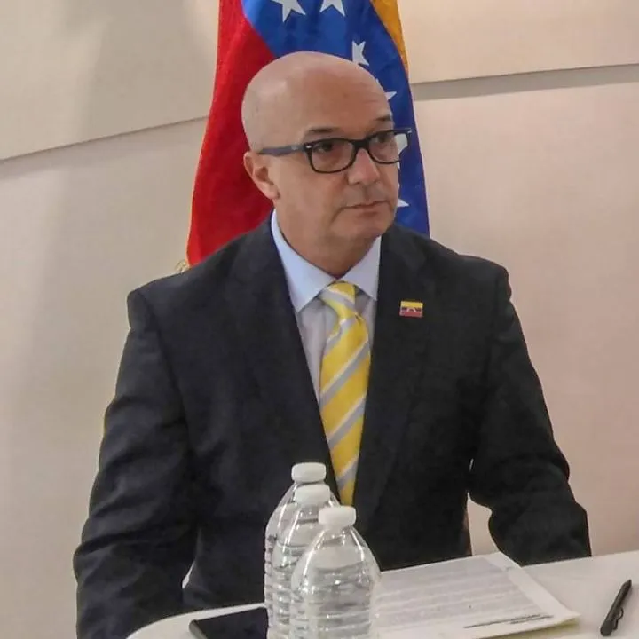 Iván Simonovis en la embajada de Venezuela en EE. UU.